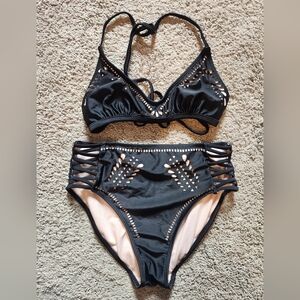 Black Women's Swimwear Set